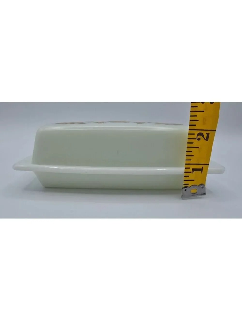 Vintage Pyrex Butterfly Gold 72-B Covered Butter Dish 1970s USA